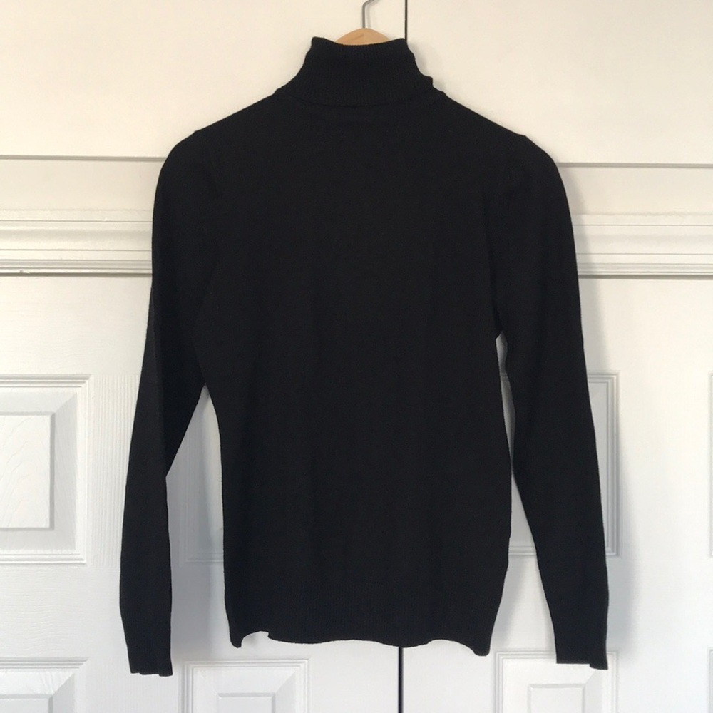 Black turtleneck